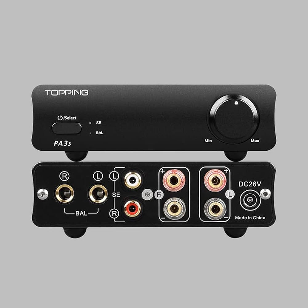 TOPPING PA3s ブラック Amazon.co.jp: Topping PA3S パワーアンプ MA12070*2 クラス D