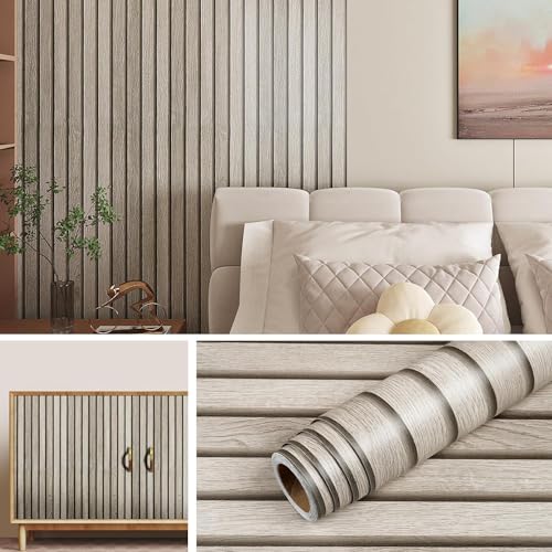 Livelynine 3D Wood Slat Wallpaper