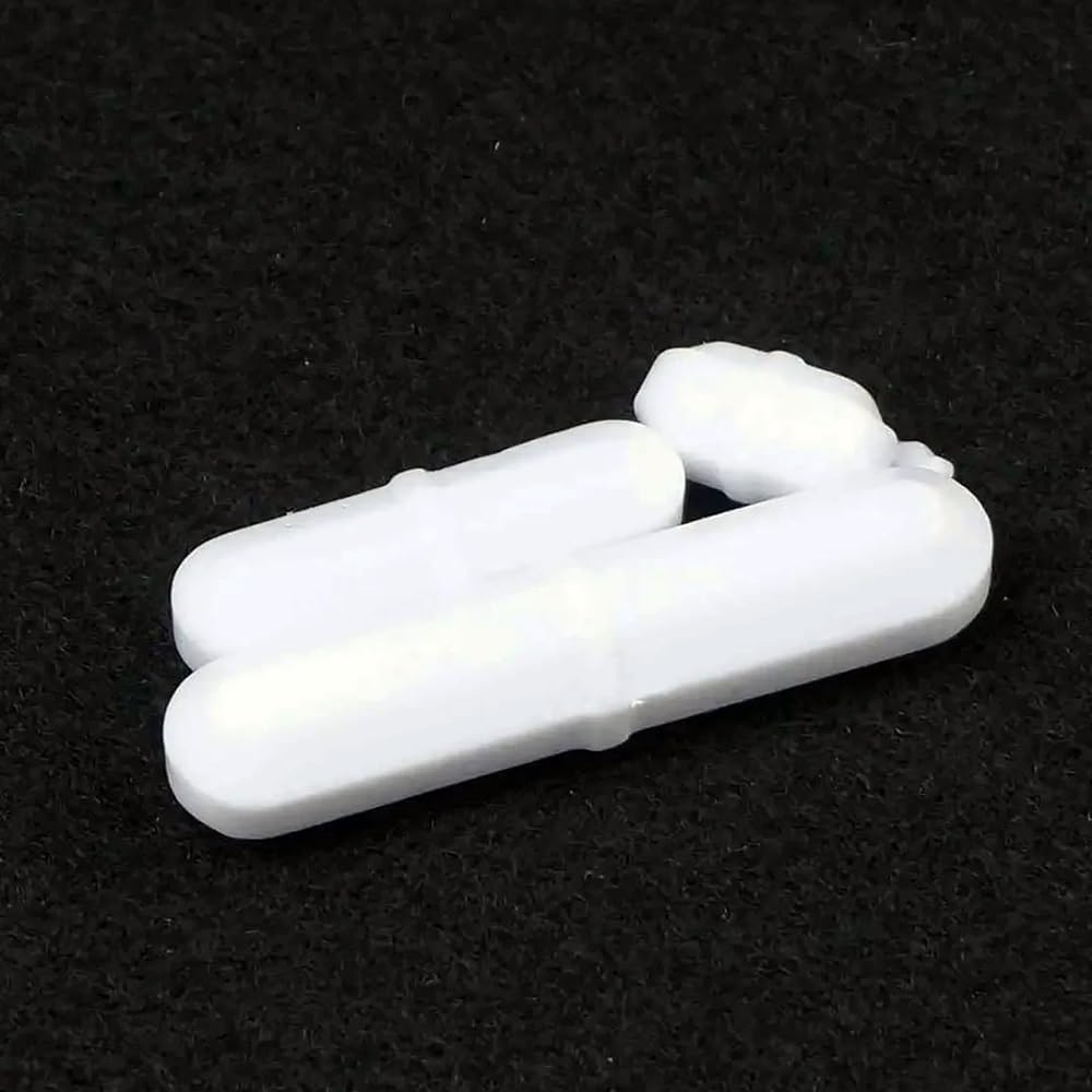 Barra di agitazione, Barra di agitazione magnetica rivestita in PTFE da 1 pezzo, dimensioni multiple, strumento laboratorio tipo B(10.5x100mm)