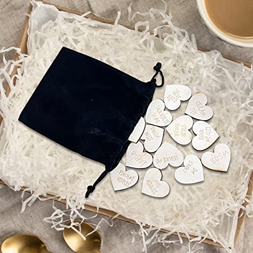 20Pcs Date Night Activity Tokens, Valentines Ideas Gifts For Couples, Funny Wooden Couples Date Night Activity Token, Romantic Funny Sex Token Gift For Him #TOP3