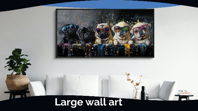 Amazon.com: XLSJERST God Picturs Canvas Artwork 40x20 Inches