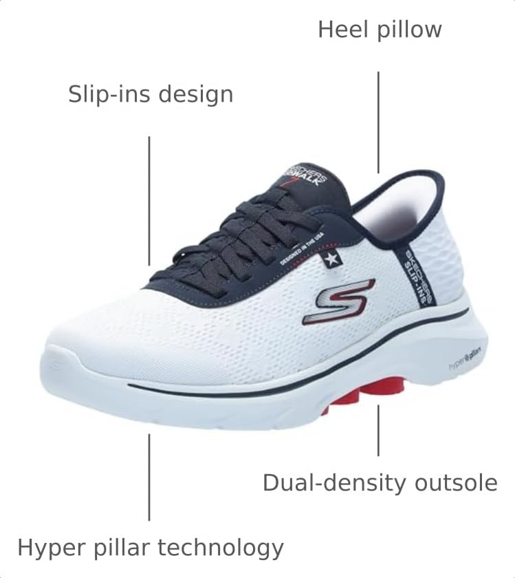 Image of Skechers Mens Go Walk 7 Hands Free Slip-ins Americana