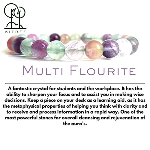 Image of HEALING AND SEMI-PRECIOUS CRYSTAL STONE BRACELET 8 MM ROUND FOR FENSHUI