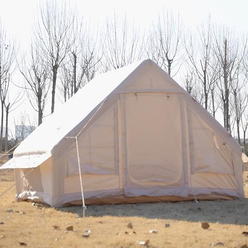 Carpa inflable para camping 4 personas beige fácil armado miniatura 6