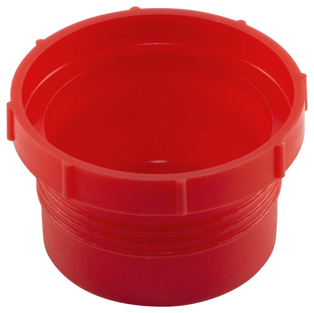 Bouchons en plastique filetés Caplugs 99191544 PE-LD pour face plate PDF-80 rouge