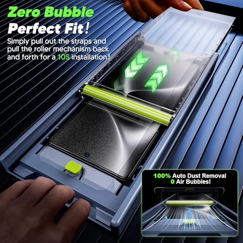 Image of WSKEN for Samsung Galaxy S25 Ultra Privacy Screen Protector - [24 Anti-Spy] [0.02s Fingerprint Unlock] [Auto Dust Remove] [Zero Bubble] Top Durable 9H+ Tempered Glass Case Friendly, 2 Pack | 24 Anti-Spy