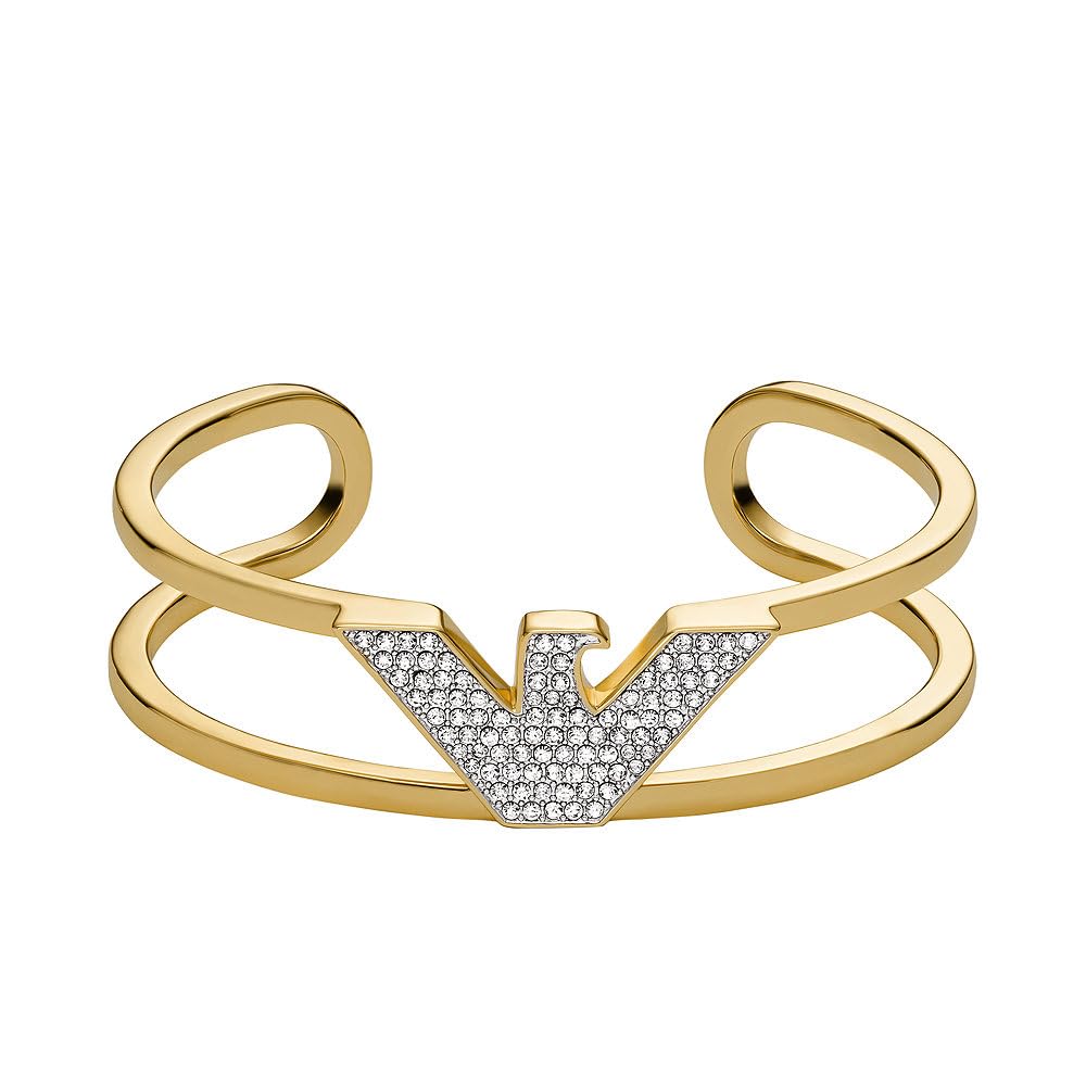 Emporio Armani Bracciale donna in metallo dorato, EGS3047710