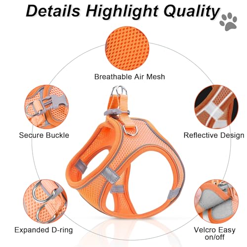 Ledeak No Pull Dog Harness, Highly Reflective Dog Harnesses, Breathable Comfort Anti Pull Dog Harness - Image 2