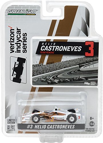 Greenlight 10798 2017 #3 Helio Castroneves Penske Racing Shell Fuel Rewards Hitachi 1:64 Scale Diecast Indy 500
