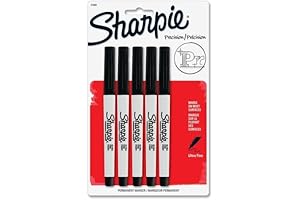 Sharpie Ultra-Fine Permanent Markers, Black, 24-Count