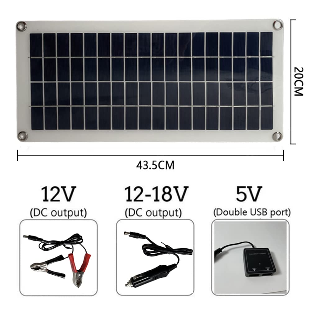 Amazon | 単結晶ソーラーパネルキット100W、フレキシブルソーラー Amazon | 単結晶ソーラーパネルキット100W、フレキシブルソーラー