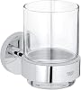 GROHE Start 41194000 Glass with Holder (Material: Glass / Metal Concealed Fixing Durable) Chrome