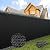 CasaCulina 4X50FT Outdoor Privacy Screen Fence Heavy Duty 170GSM Fencing Mesh Shade Net Cover, 90% Blockage Chain Link Fence Privacy Slats for Balcony Patio Garden Backyard Pool (Black)