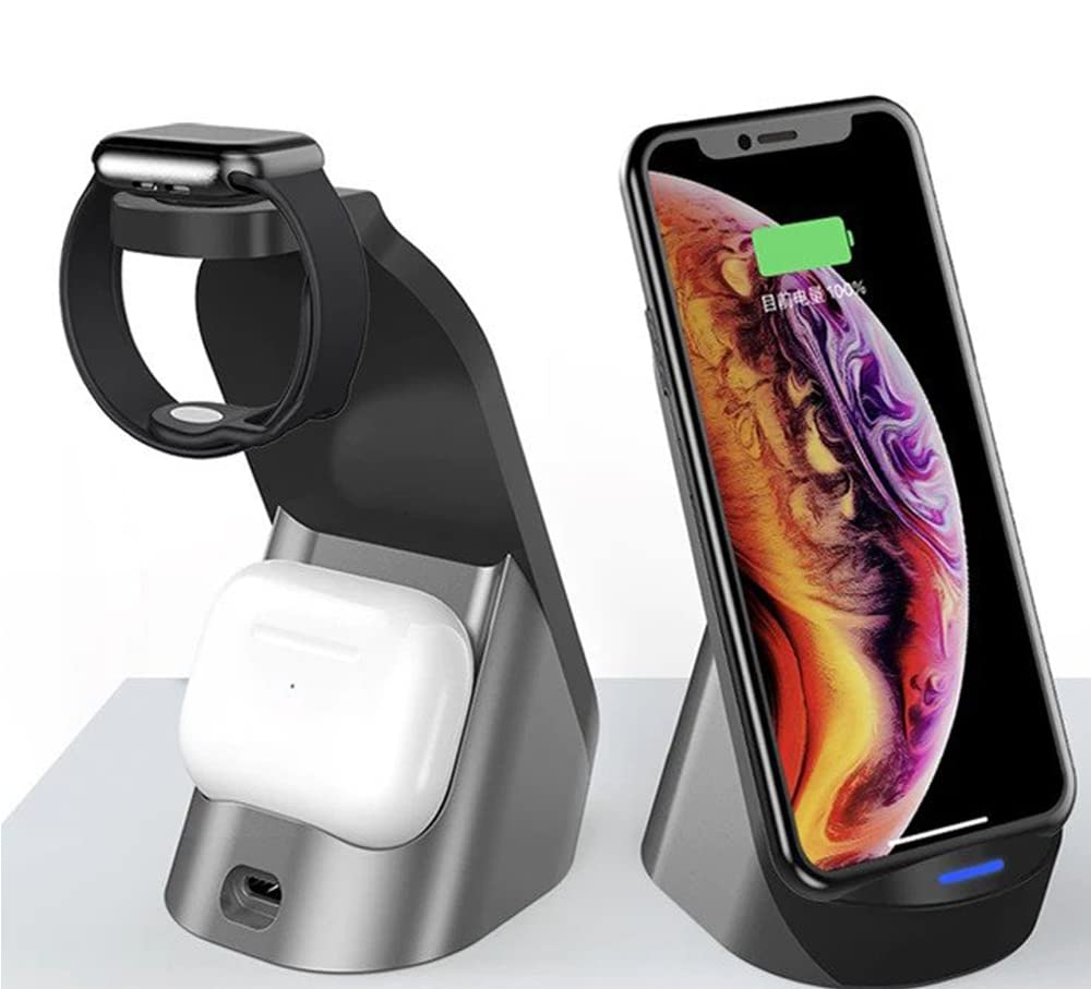 Buy 3 in 1 Wireless Charger, [15W] Charging Station Dock for Samsung