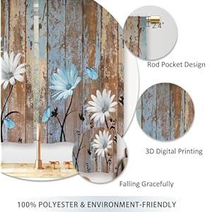 Bluefarmhouseflowerkitchencurtainswoodenbarnplanksmallshortcafewindowcurtainsrusticbutterflycountryspringfarmbathroomdrapestreatmenttiercurtains2panels275x39inch Urban Country Home Decor Blue farmhouse flower kitchen curtains wooden barn plank small short cafe window curtains rustic butterfly country spring farm bathroom drapes treatment tier curtains 2 panels 275×39 inch urban country home decor