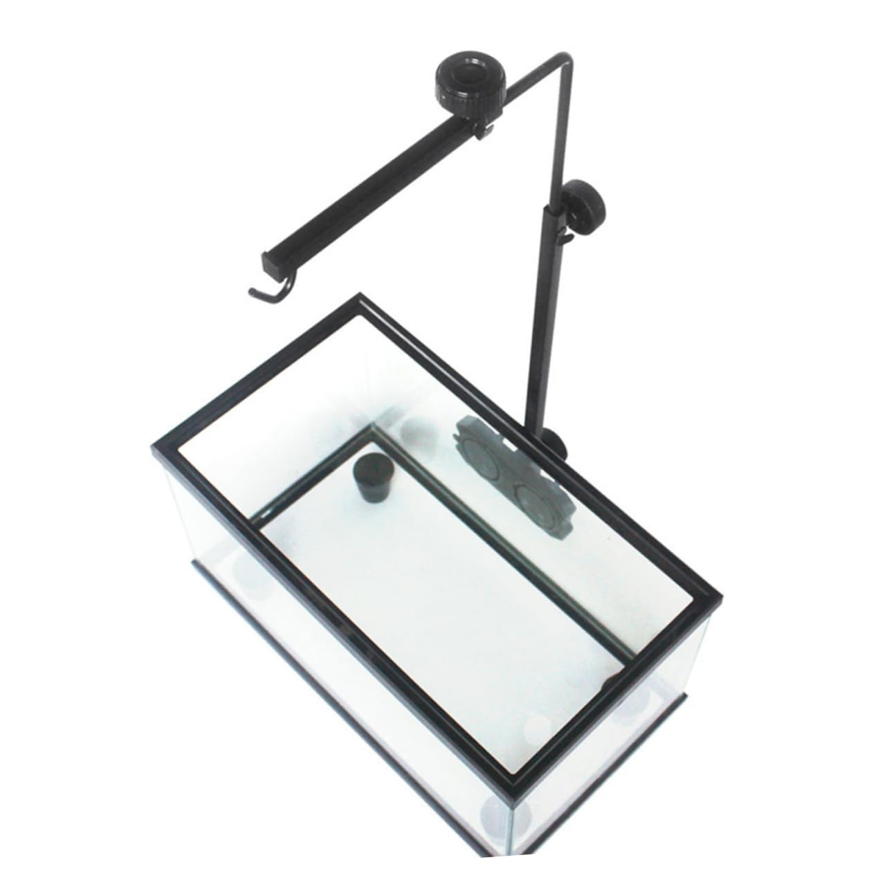 Abaodam Supporto Per Lampada Da Reptile Porta Lampada Per Tartarughe e Pesci Accessorio Per Terrario e Acquario Design Elegante e Resistente