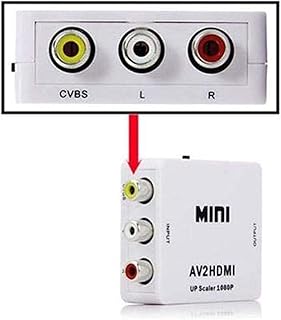 جهاز تحويل الصوت والصورة من النظام ار سي ايه الي اتش دي ام اي، عدد المنافذ: 2