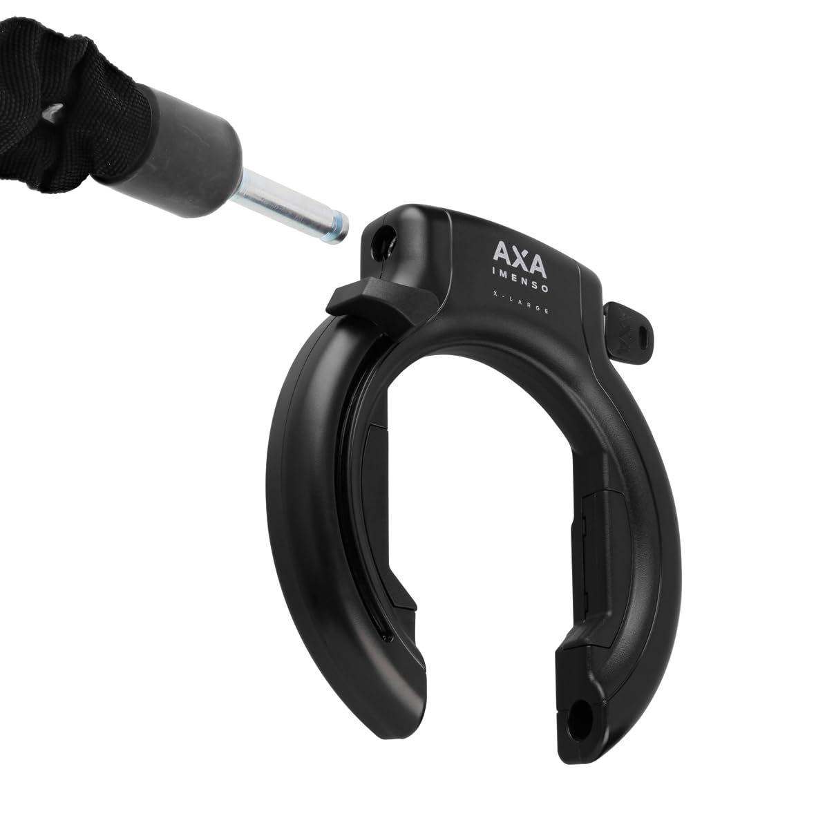 AXA Set Imenso XL Retractable + ULC 130 + Sac de Transport – Kit antivol de Cadre avec chaîne rétractable et Sac – Haute sécurité