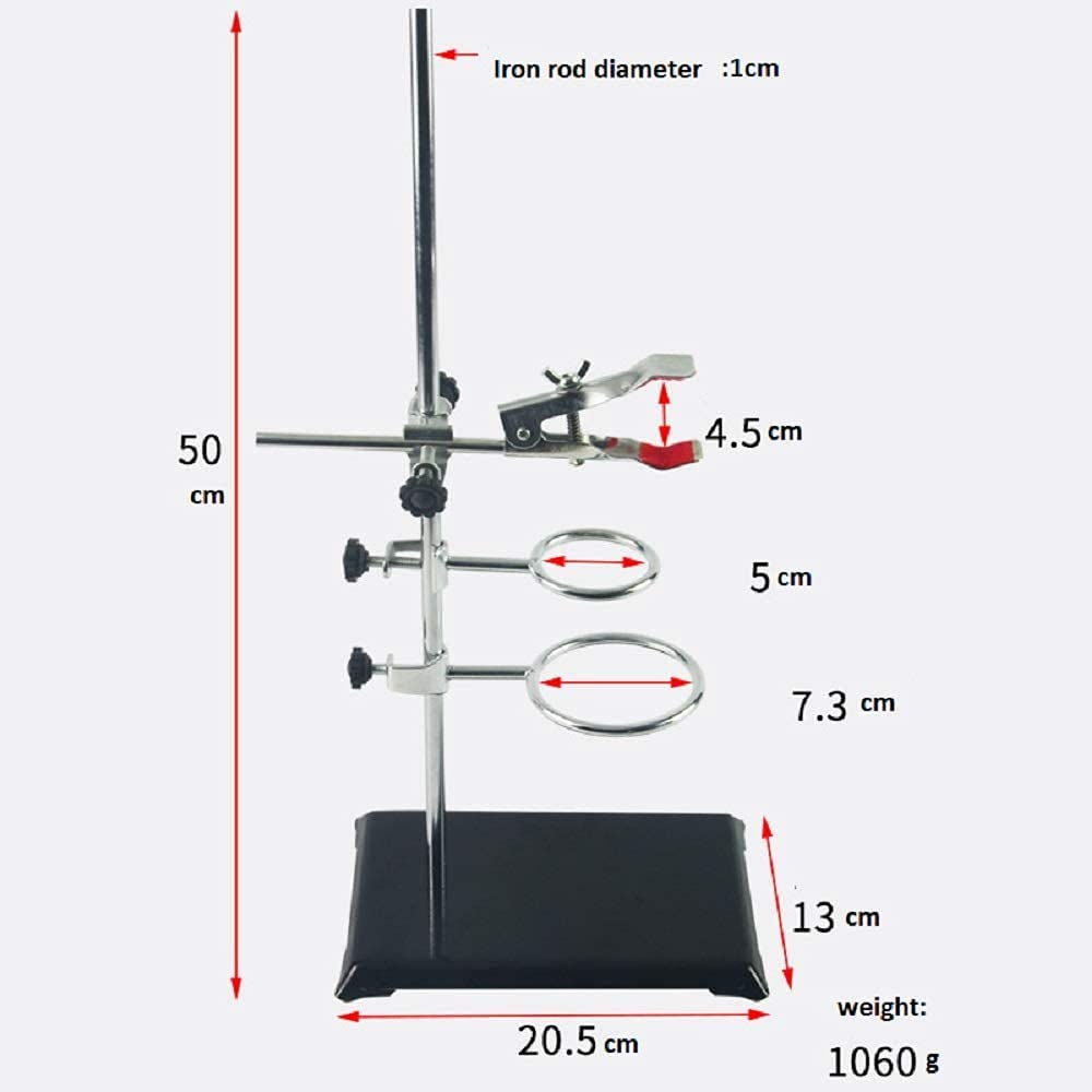 Laboratory Retort Support Stand with Clamp - MissZM, with a Burette