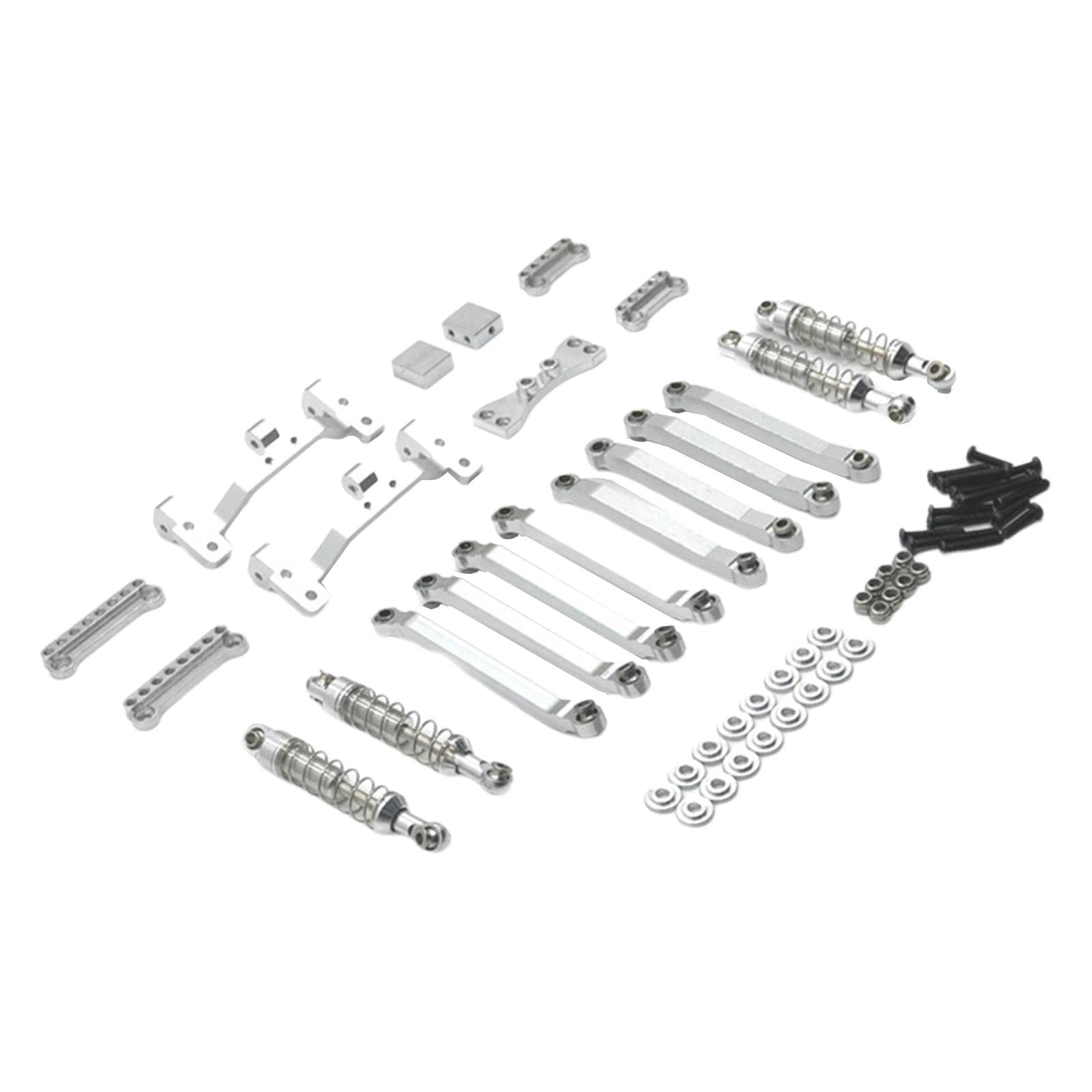 Metal Link Rod Shock Tower for D90 D91 D96 Mn98 Mn99S 1/12 Rc Crawler Parts Silver|Toys & Hobbies|Radio Control & Control Line|RC Model Vehicle Parts & Accs|Body Parts & Interior