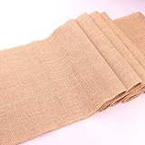 caminos de mesa bordados a maquina Material de la orilla navideña: el camino de mesa está hecho de lino natural, respetuoso con el medio ambiente, escena retro, muy adecuado para la decoración del hogar.