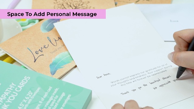 Amazon.com: T MARIE 48 Funeral Thank You Cards With Message