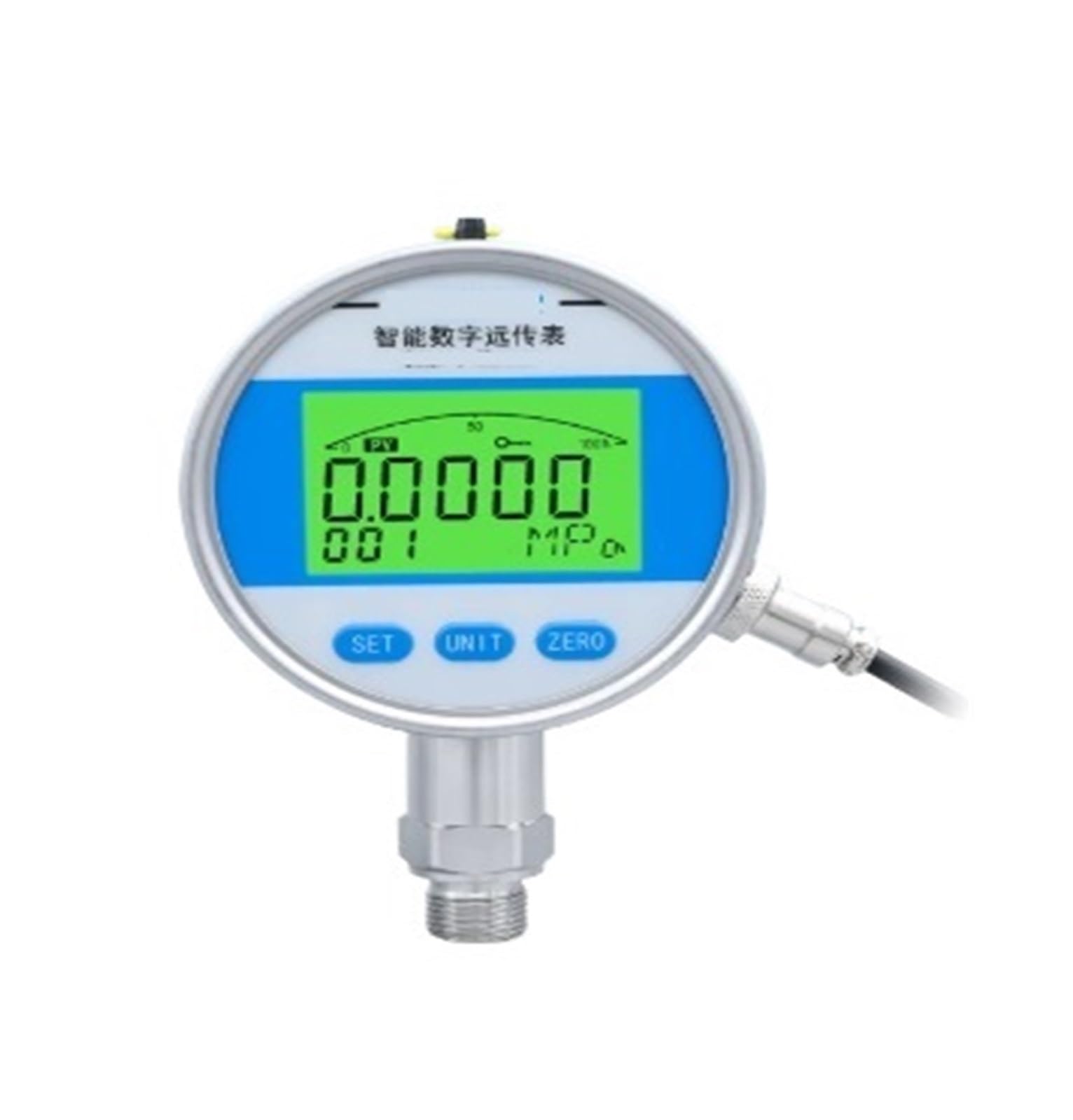 Manómetro digital de acero inoxidable YBS100B(-0.1-4MPa)