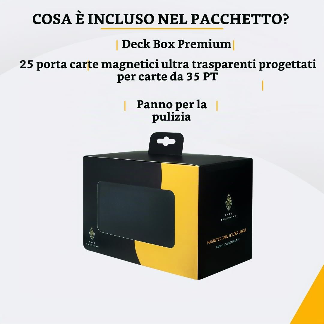 Card Guardian Pacchetto porta carte magnetico, nero
