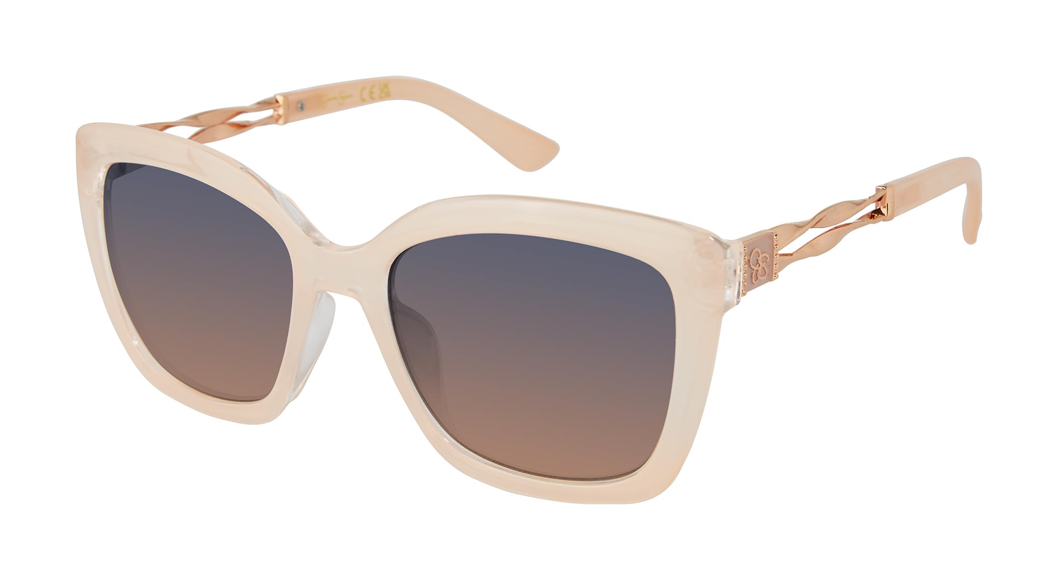 Jessica Simpson J6203 - Gafas de sol elegantes de ojo de gato con protección UV400. Regalos glamurosos para mujer, 55 mm