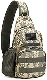 Protector Plus Tactical Sling Bag Military MOLLE Crossbody Pack Chest Shoulder Backpack with Water...