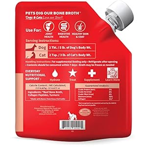 Primalvore-Grass-Fed-Beef-Bone-Broth-for-Dogs-Cats-Mobility-Formula-wCollagen-Peptides-to-Help-Support-Hip-Joints-Digestion-Skin-Coat-and-Hydration-Human-Grade-Made-in-USA-Beef-2-Pack - Cucciolini Doodles   Primalvore-Grass-Fed-Beef-Bone-Broth-for-Dogs-Cats-Mobility-Formula-wCollagen-Peptides-to-Help-Support-Hip-Joints-Digestion-Skin-Coat-and-Hydration-Human-Grade-Made-in-USA-Beef-2-Pack