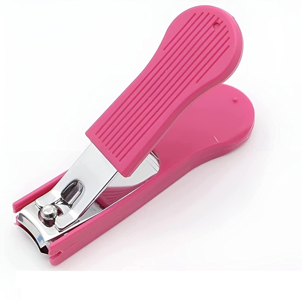 Nail Clipper (Cutter) with Anti-Slip Grip Fingernail Clippers Toenail Clippers Nail Cutter Stainless Steel with Plastic grip for Men and Women (NAILCUTTER-PINK-1PC)-image-10