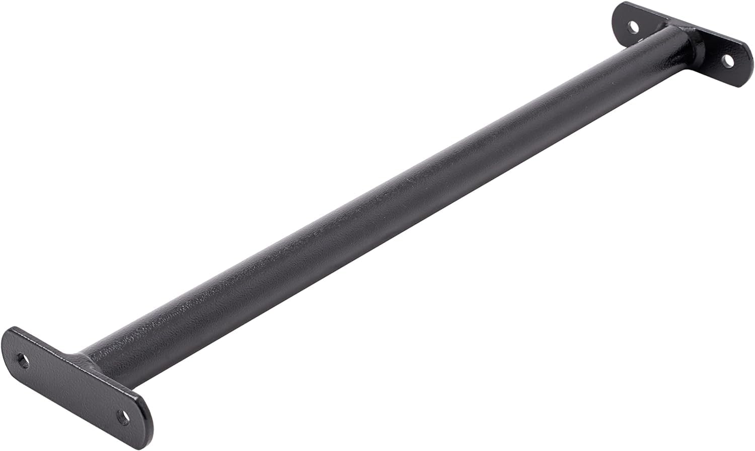 TRIBECCO® Reckstange Turnstange Gymnastikstange Metallstange (Schwarz, 115 cm)