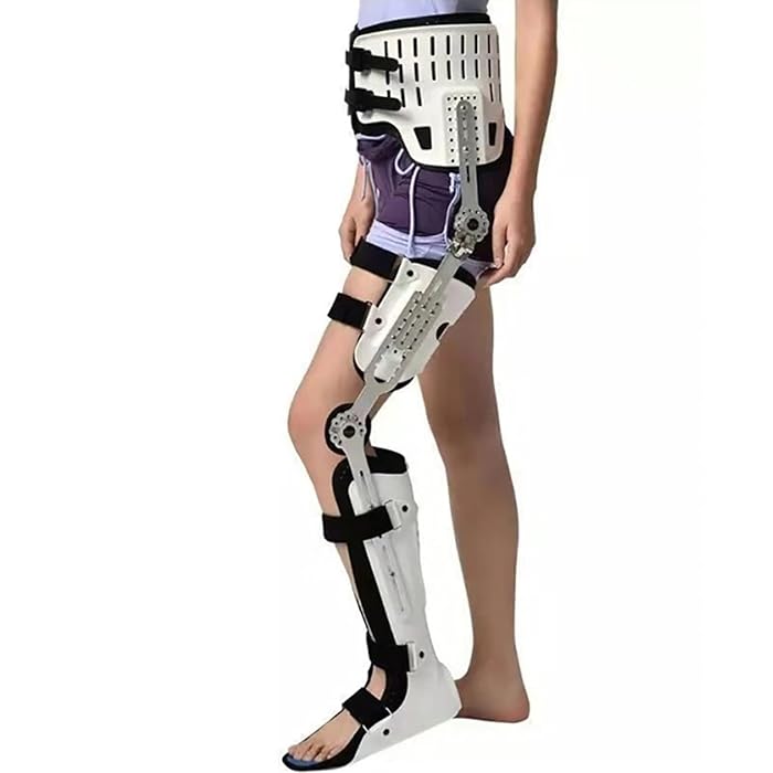 Buy Knee Ankle Foot Orthosis, Adjustable Groin Hip Fixed Brace