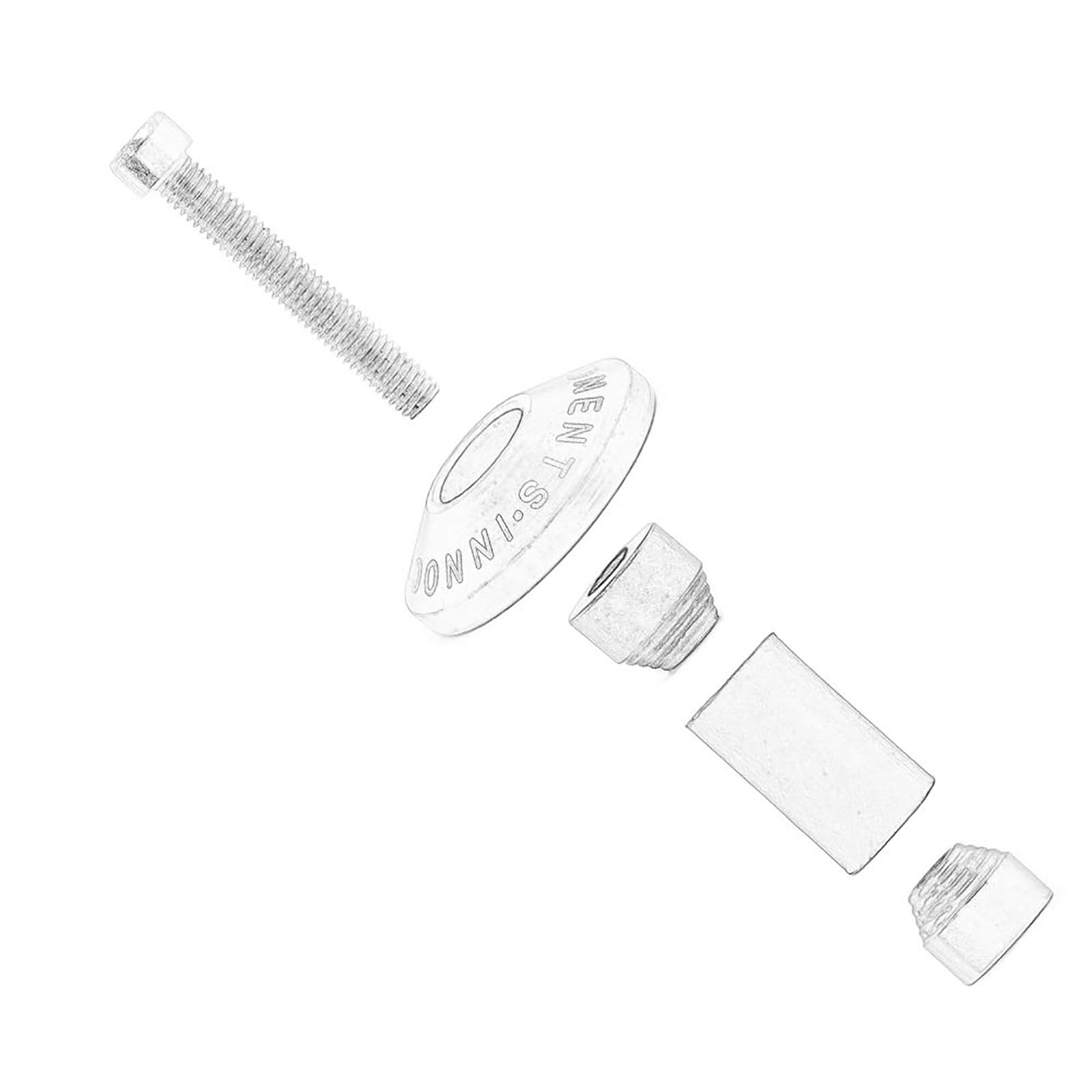 22Mm (7/8") Contrappesi Per Manubrio,Set Moto