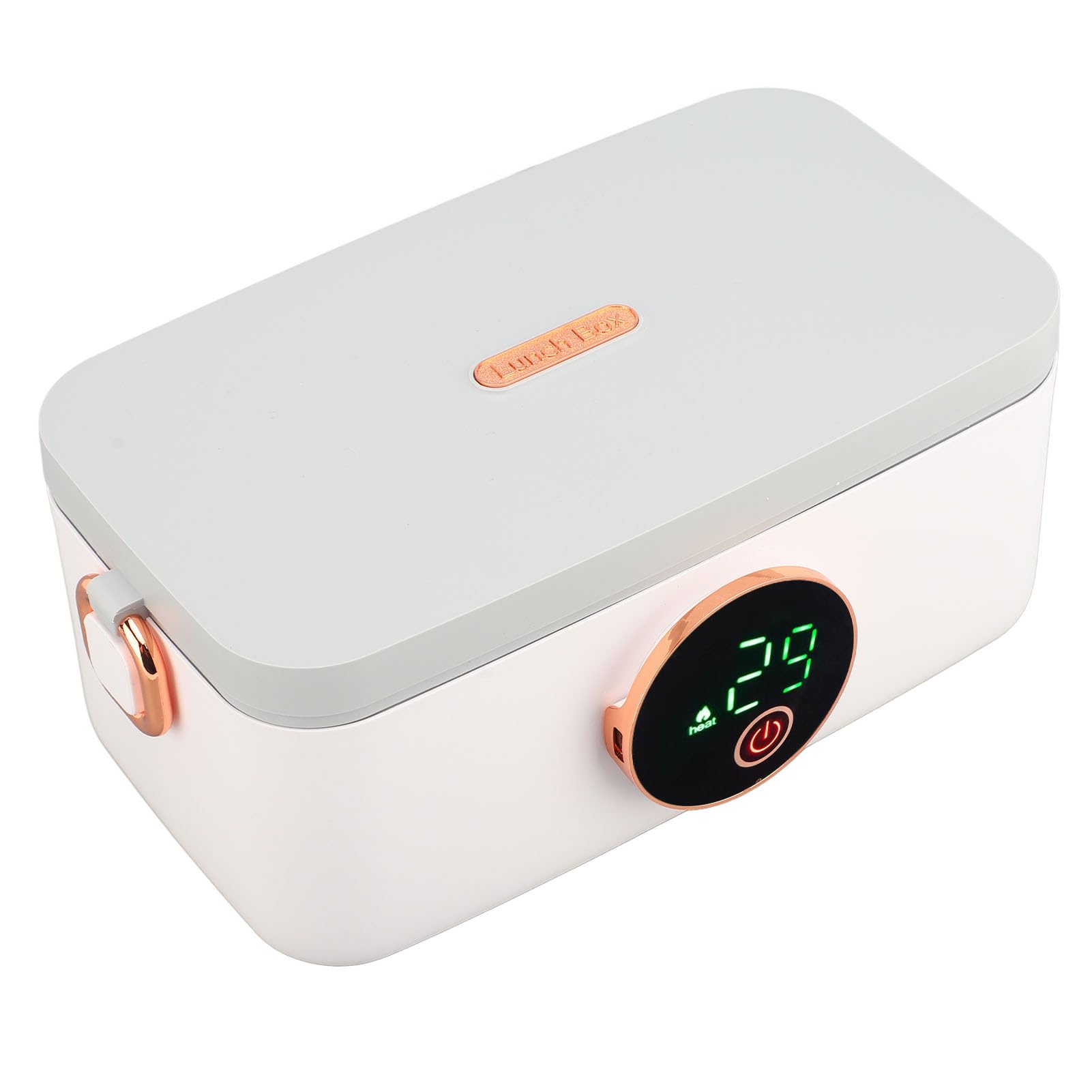 SIXRUN Lunch Box Elettrico, Scaldavivande Autoriscaldante in PP e Acciaio Inossidabile 304 con Capacità di 1 Litro per Ufficio, Campeggio, Viaggio in Auto, Lunch Box Portatile Senza Fili per Adulti