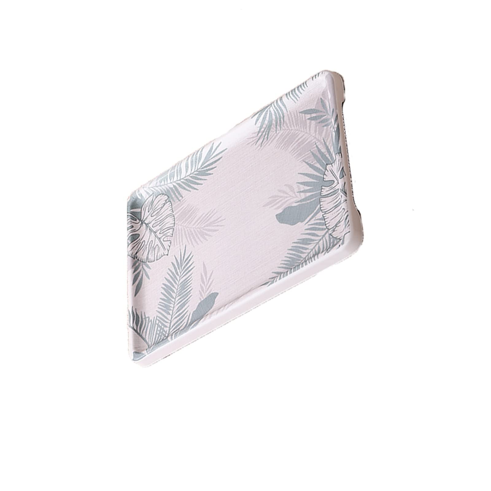 Plateau，Plateau de Service Plateau de Service Plateau Plateau rectangulaire avec Plateau à Motifs Floraux pour Café, Thé, Petit Déjeuner