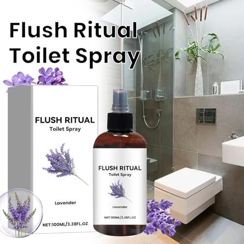うんちスプレー,便器用消臭剤 100ミリ - 消臭剤 無香料 家庭用 旅行用 寝室 ゴミ箱 飛行機 車内用 ペットトイレ