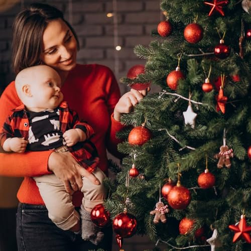 ZFYQ 100Pcs Palle di Natale, Set di Palline