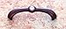 JVJHardware 73112 Classic 3.75 in. Center to Center Handle Pull with Acrylic Insert - Old World Bronze