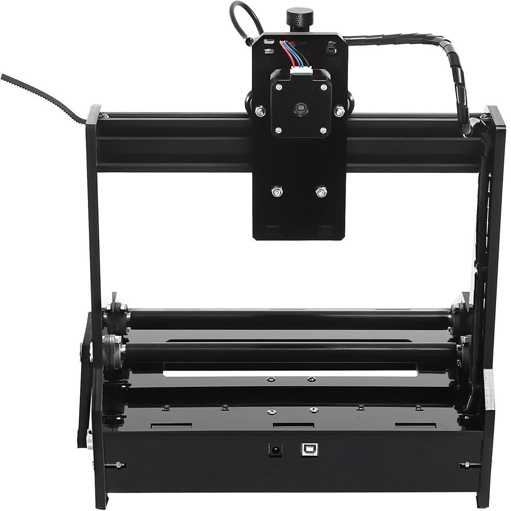 Graveur Laser, Machine Gravure Laser à Effet 15W, Gravure et découpe du Bois,Machine de Gravure de Haute précision pour canettes, Bouteilles, Tasses Thermos