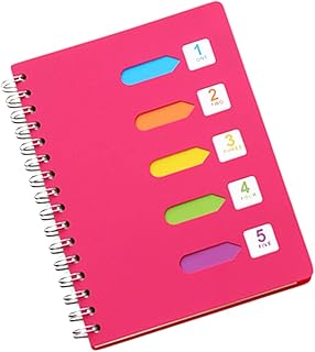 FOYTOKI Mini Cadernos Mini Blocos De Notas A Granel Caderno Pautado Memorando Cadernos De Assunto Diário Espiral 2022 Escrita Ampla Partição De Caderno Pequeno Papel Milimetrado Pequeno