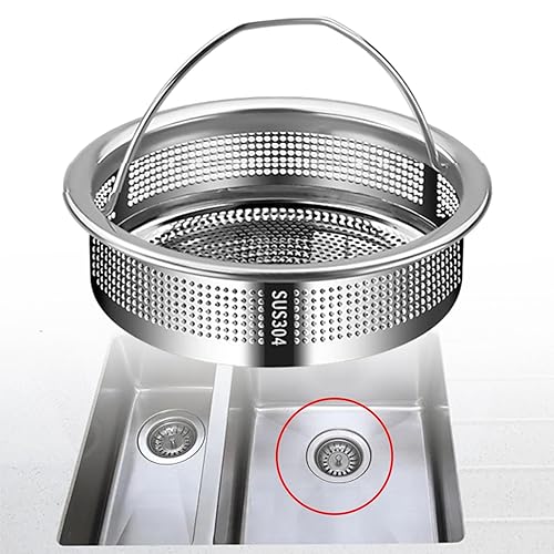 Colador de fregadero de cocina en acero inoxidable miniatura 3