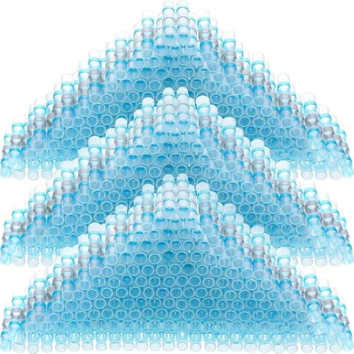 500 Pcs of Heat Shrink Solder Seal Sleeve Blue Butt Wire Connectors Terminal