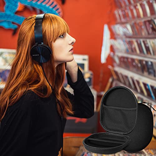 Headphone Carrying Case Organizer Hard Headphones Storage Bag Pouch Compatible With E7 Pro Qc35 Wh-Ch500 Xb450 550Ap 650Bt 950B1 N1 Ap Sony Mdr-Zx100 Zx110 Zx300 Zx310 Zx600 Mdr-10Rbt #TOP6