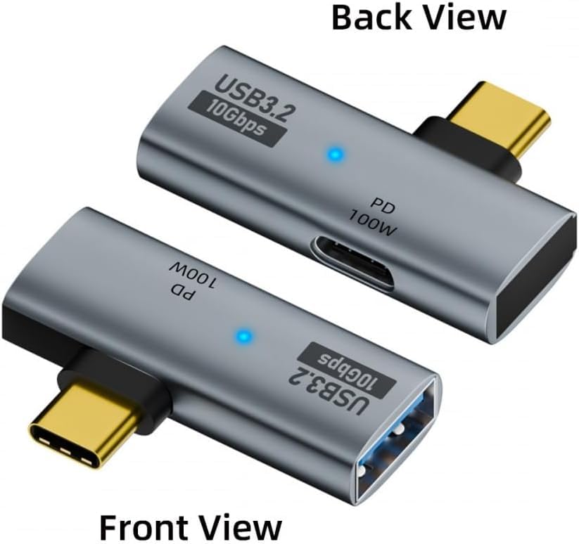 Image of ETZIN Type C 3.2 OTG Splitter, USB C to USB Adapter with Type C 100W PD Fast Charging, Durable and Universal OTG Converter. EPL-1207CC.