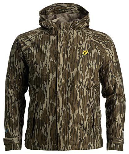 Image of SCENTBLOCKER Men's Lightweight Waterproof Breathable Camo Rain Jacket