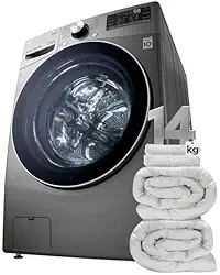 Lava e Seca Smart LG 14kg Aço Escovado com Inteligência Artificial AIDD™ - WD14EGS62A - Motor Inverter