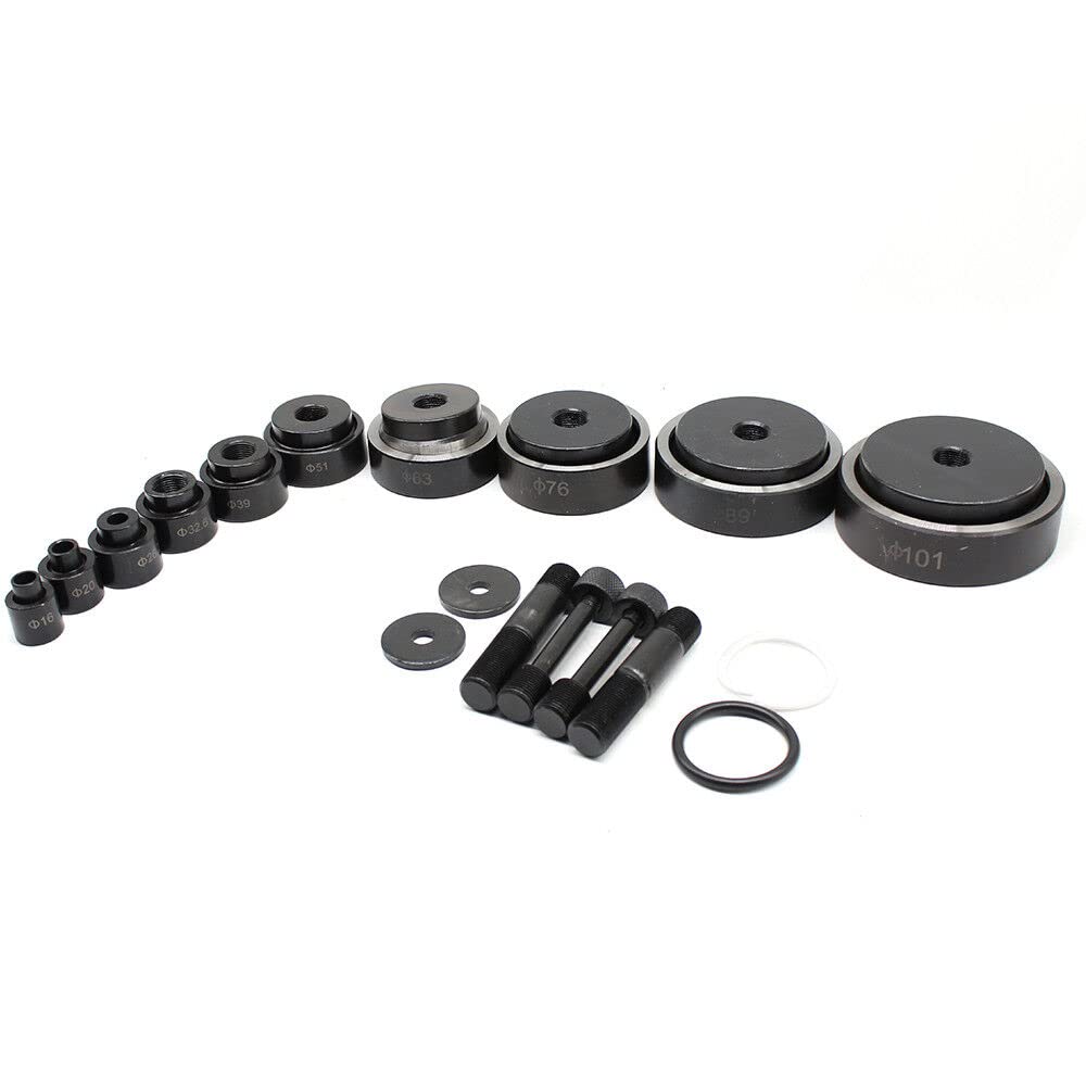 Hydrauliczny dziurkacz do blachy, wykrojnik 16-101 mm, cylinder pompa hydrauliczna, zestaw 15T, narzędzia hydrauliczne, narzędzie do wykrawania