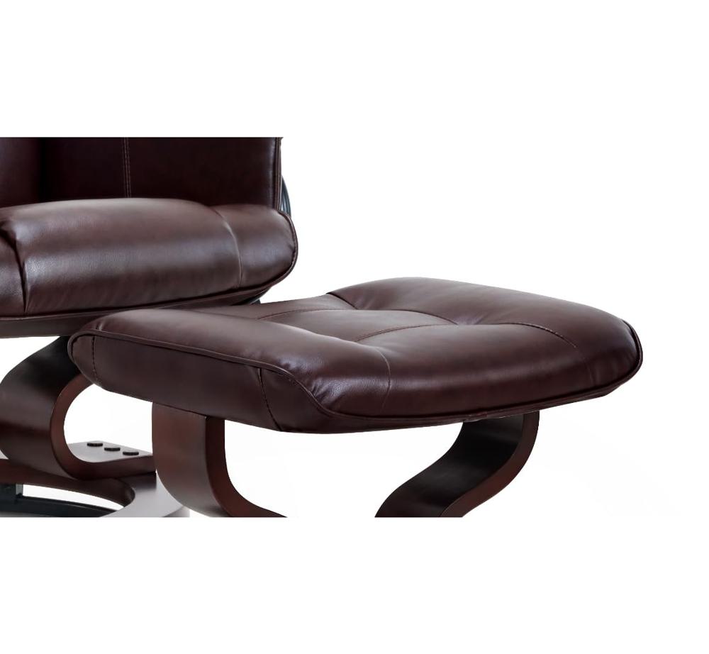 Amazon.com: MCombo Manual Swivel Recliner with Ottoman, Chair